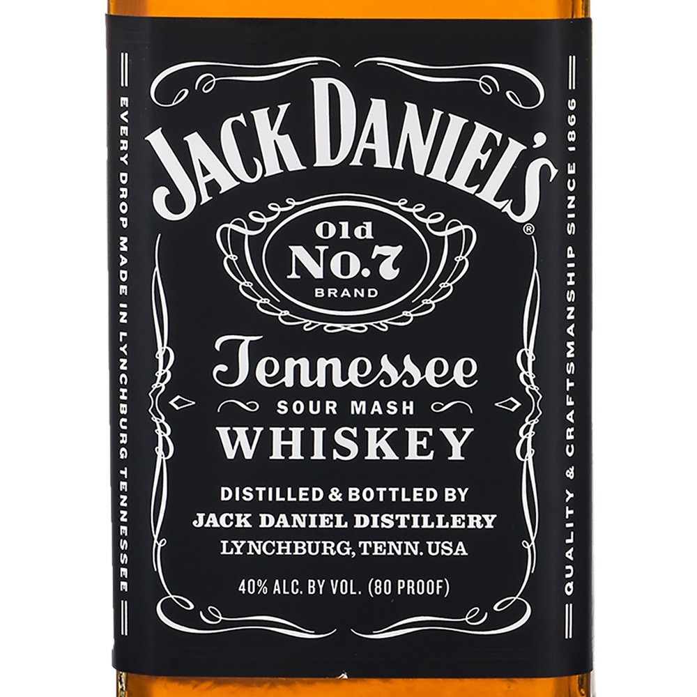 Jack daniels black label whiskey